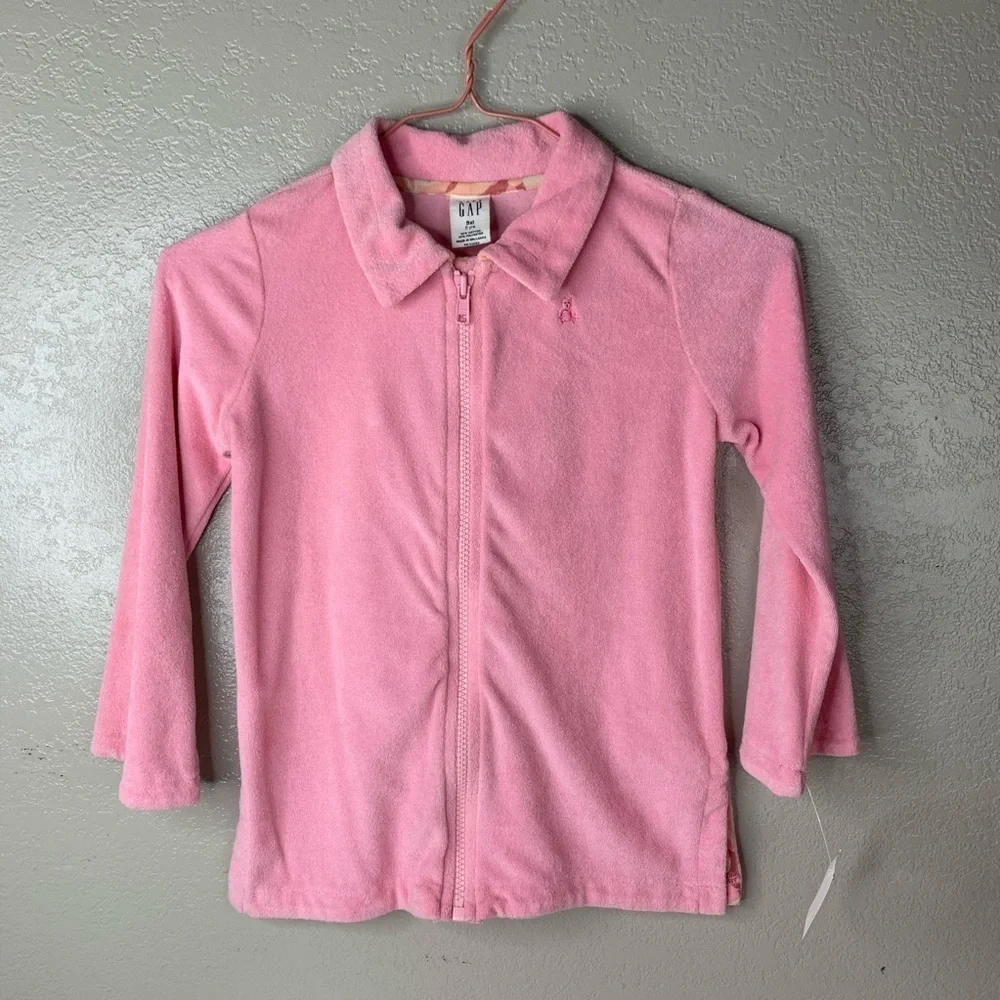 Gap Pink ZIP Terry Coverup & Match Beach Towel Perfect Gift Summer Fun